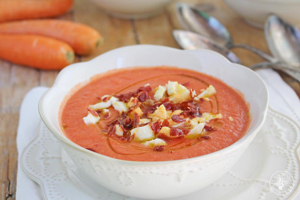 salmorejo zanahorias