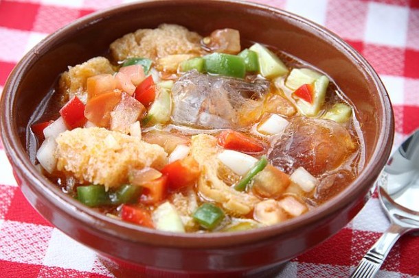 gazpacho en ensalaad
