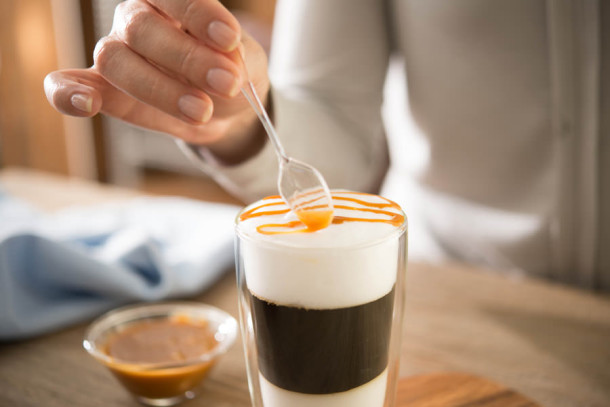 caramelo para el caramel macchiato