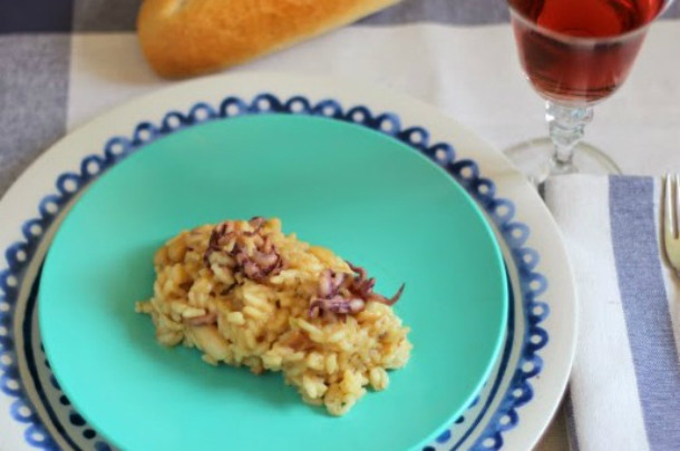 risotto de calamares