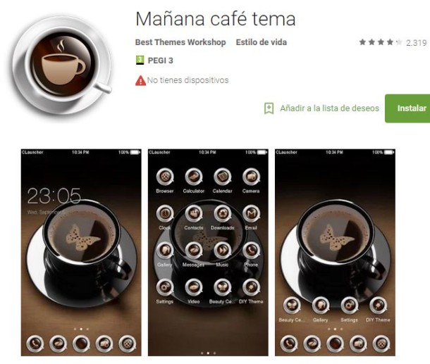 apps amantes del cafe