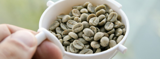 taza de café verde