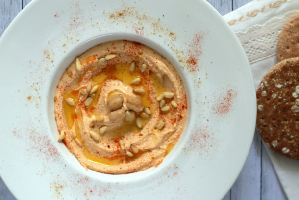 receta de hummus fácil
