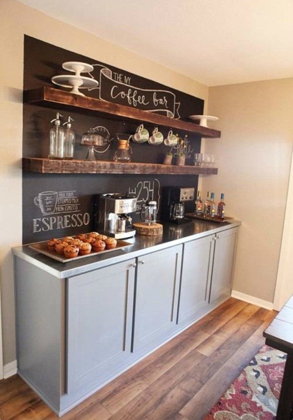 Ideas para decorar tu rincón especial para tomar el café mi ... Como adornar mostradores de cocina