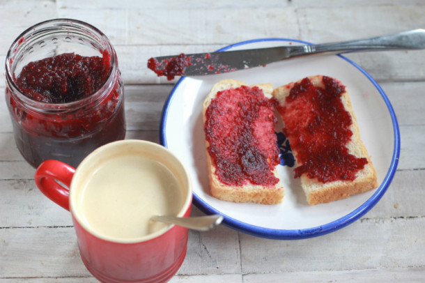 mermelada de frutos rojos paso a paso
