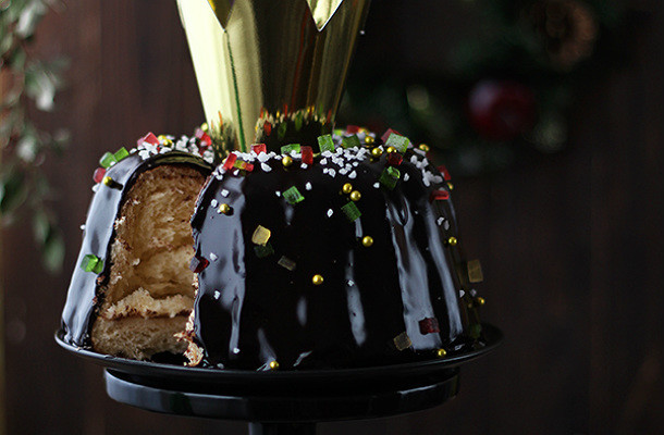 Roscón Bundt de chocolate