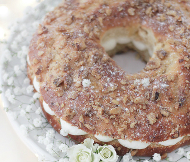 Roscón de reyes con vino marsala