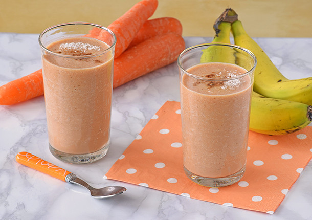 Batido de tarta de zanahoria