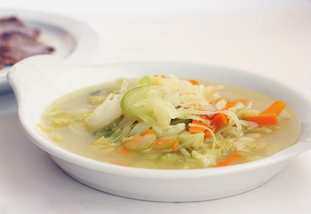 Reutilizar el caldo de las verduras