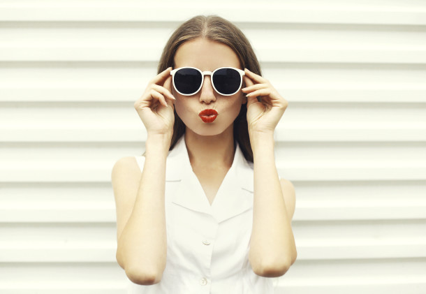 chica beso