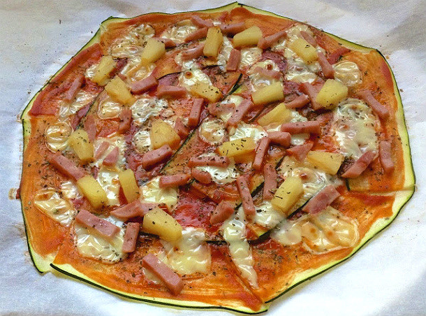 Pizza de calabacín