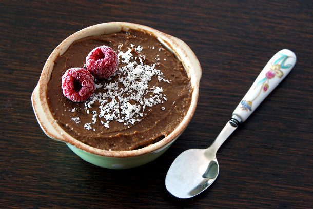 Aguacate con chocolate