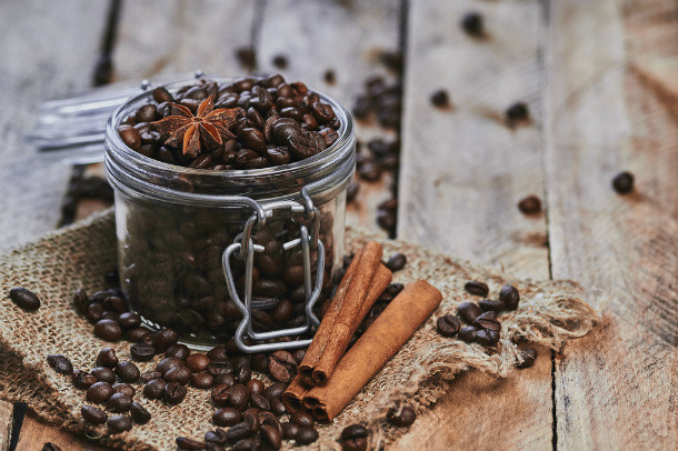 Café aromatizado con especias