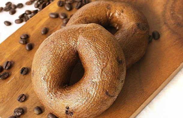 Harina de café en bagels