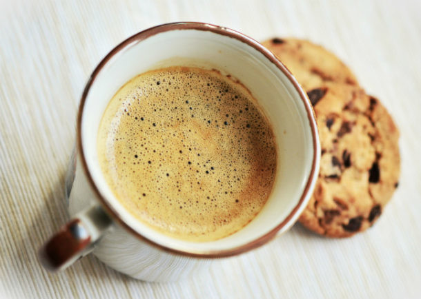 Café y galletas
