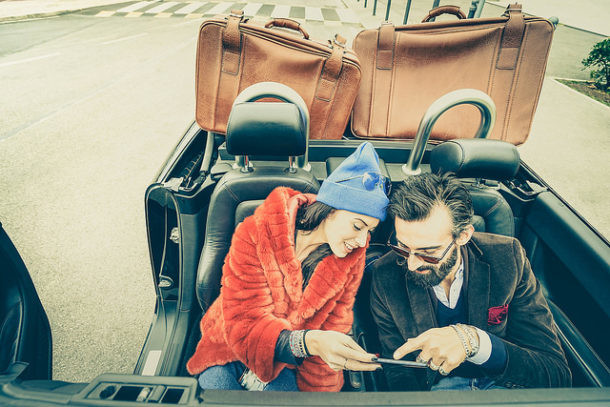 planes de San Valentín pareja de viaje