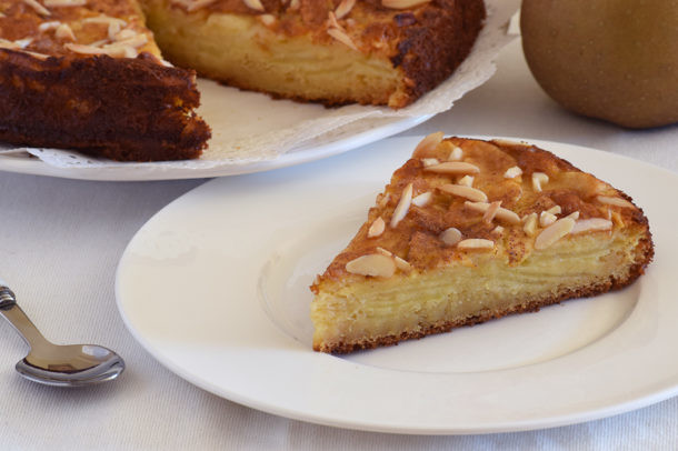 Pasos de la tarta de manzana
