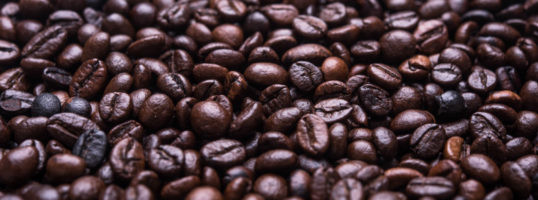 Granos de café arábica