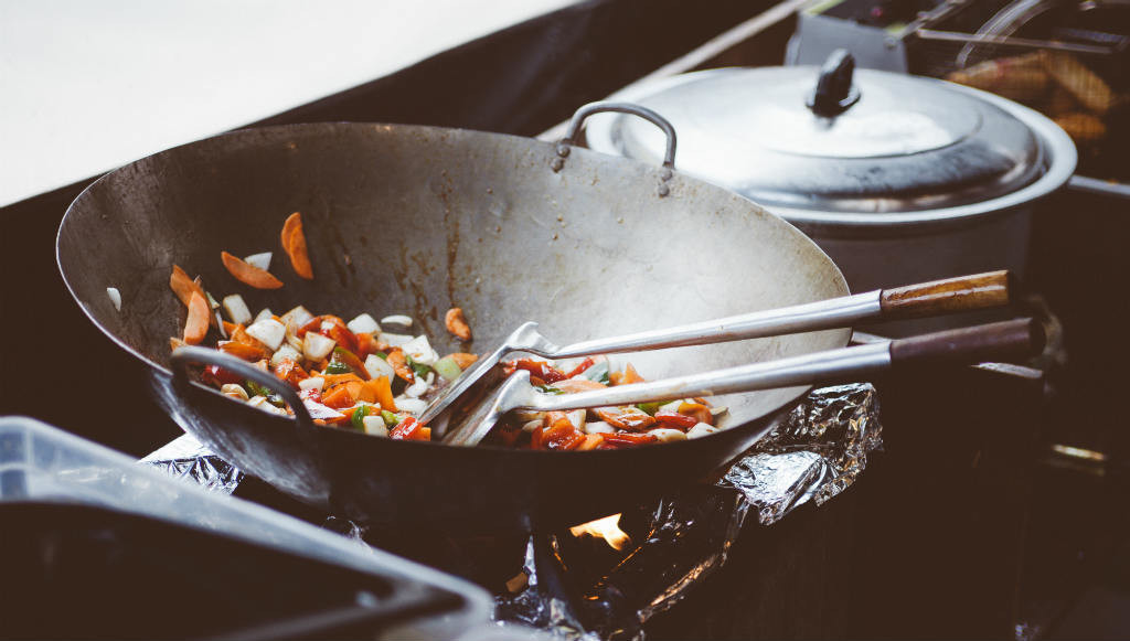 picadora verduras para wok