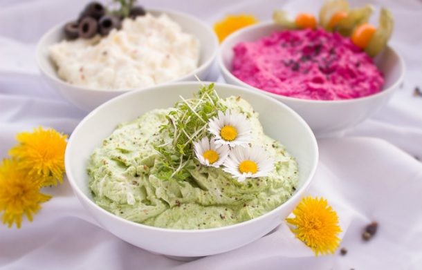 Hummus de colores