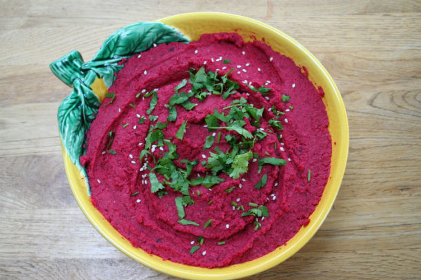 Hummus de colores
