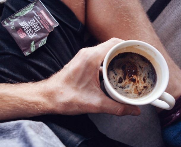 Café con setas Café con setas