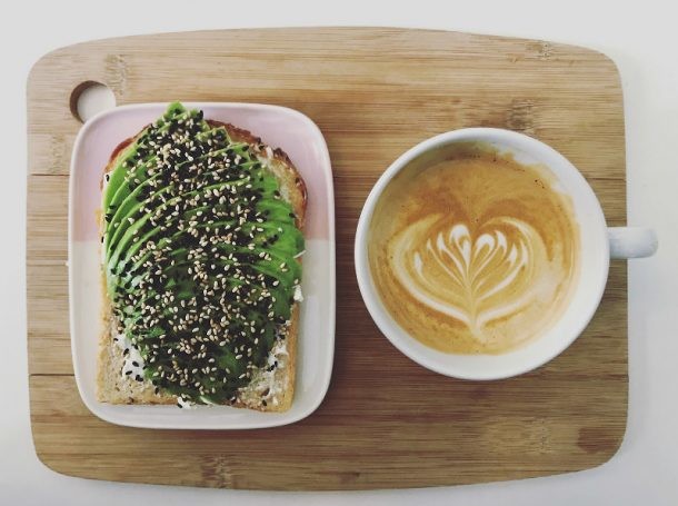 Aperitivos salados con café
