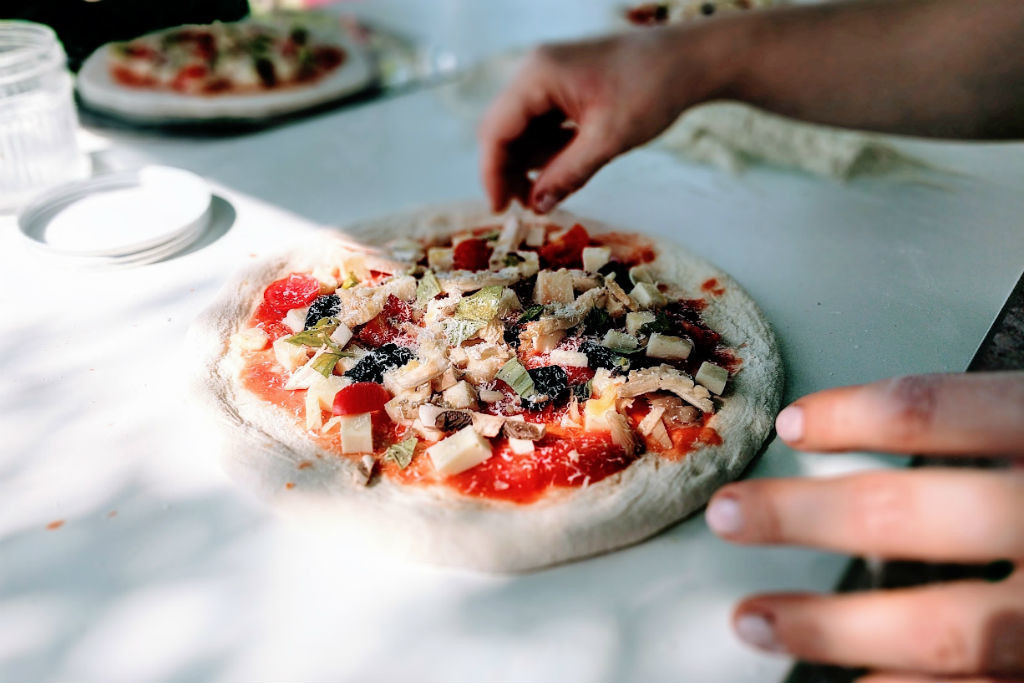 pizza de verano