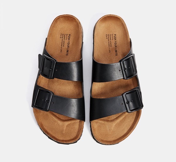 sandalias hebillas bershka