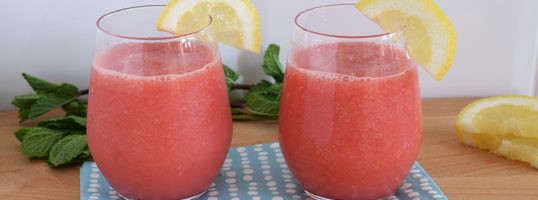 Smoothie de sandía y melón