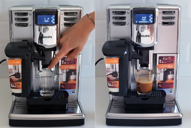 Cafetera Philips Latte Go!