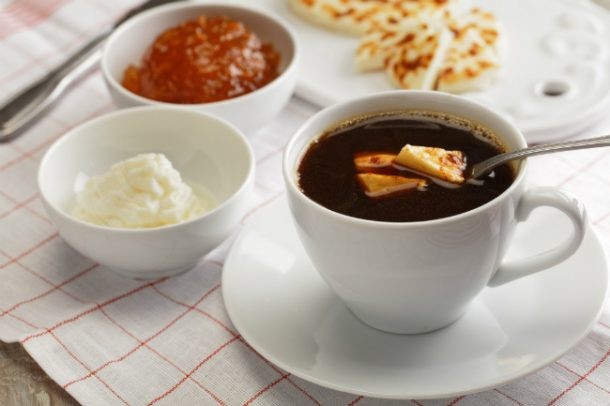 Kaffeost o café con queso
