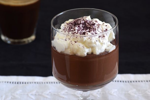 Crema de chocolate y café