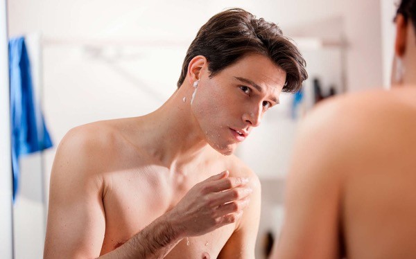exfoliar afeitado