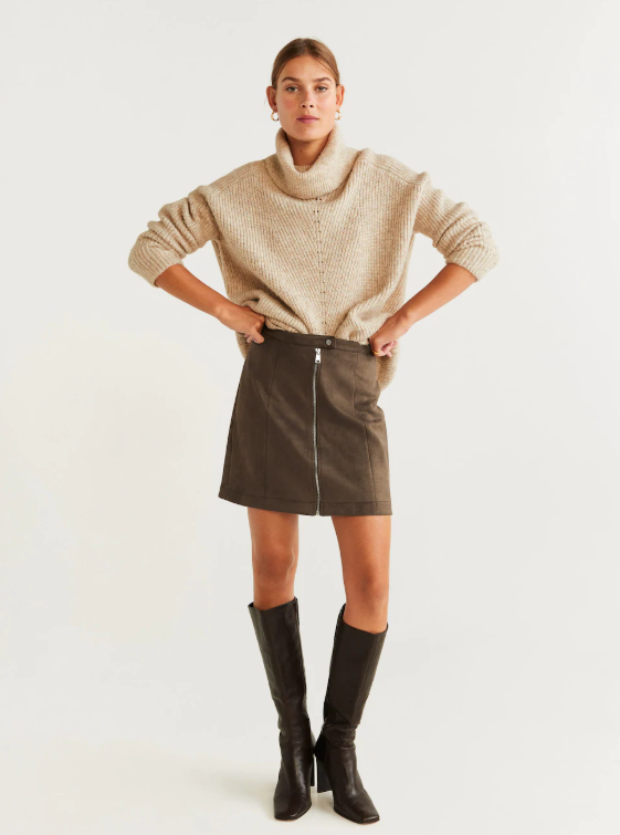 Tendencias otono 2019: minifalda y botas altas