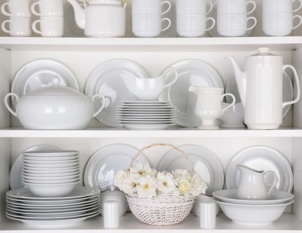 Marie Kondo organización vajillas