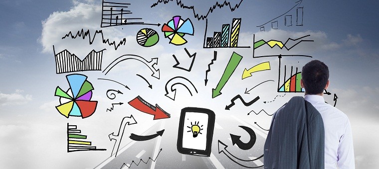 Teléfono móvil e idea de negocio