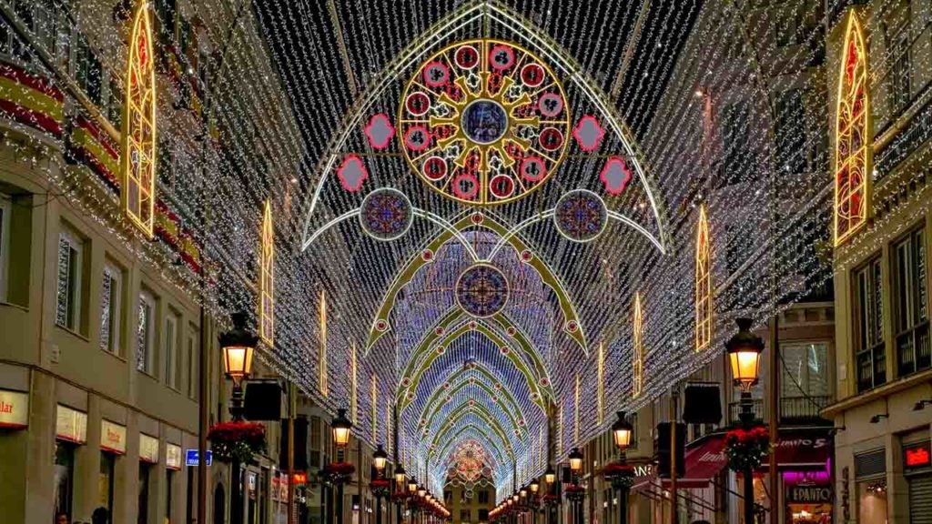 Luces de Navidad de Málaga.