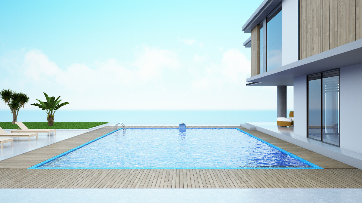 invertir playa en casa con piscina