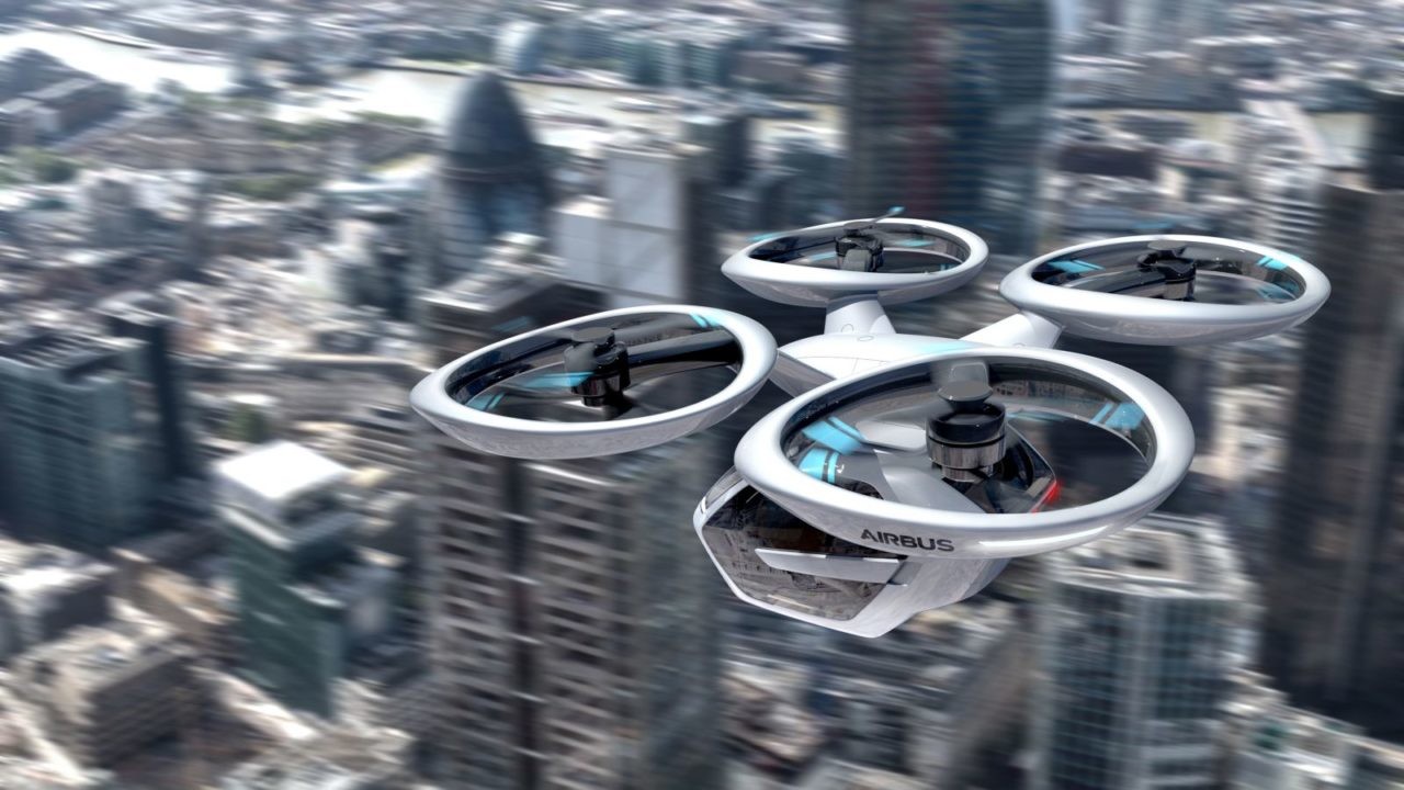 Autonomous flying vehicle Airbus Pop.Up_Next