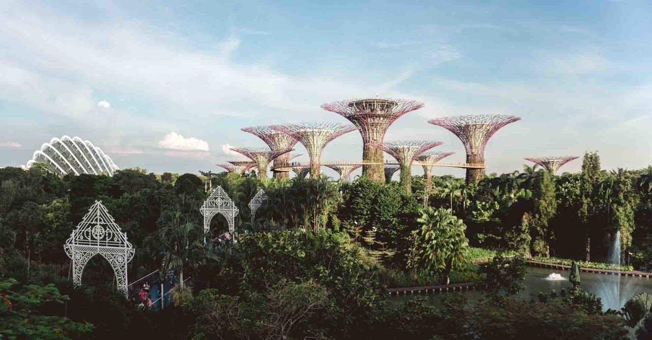 Singapur, ciudad jardín.