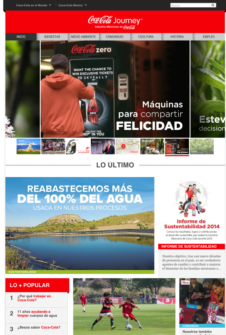 ¡Lanzamos Coca-Cola Journey México! - Socialmedia SL