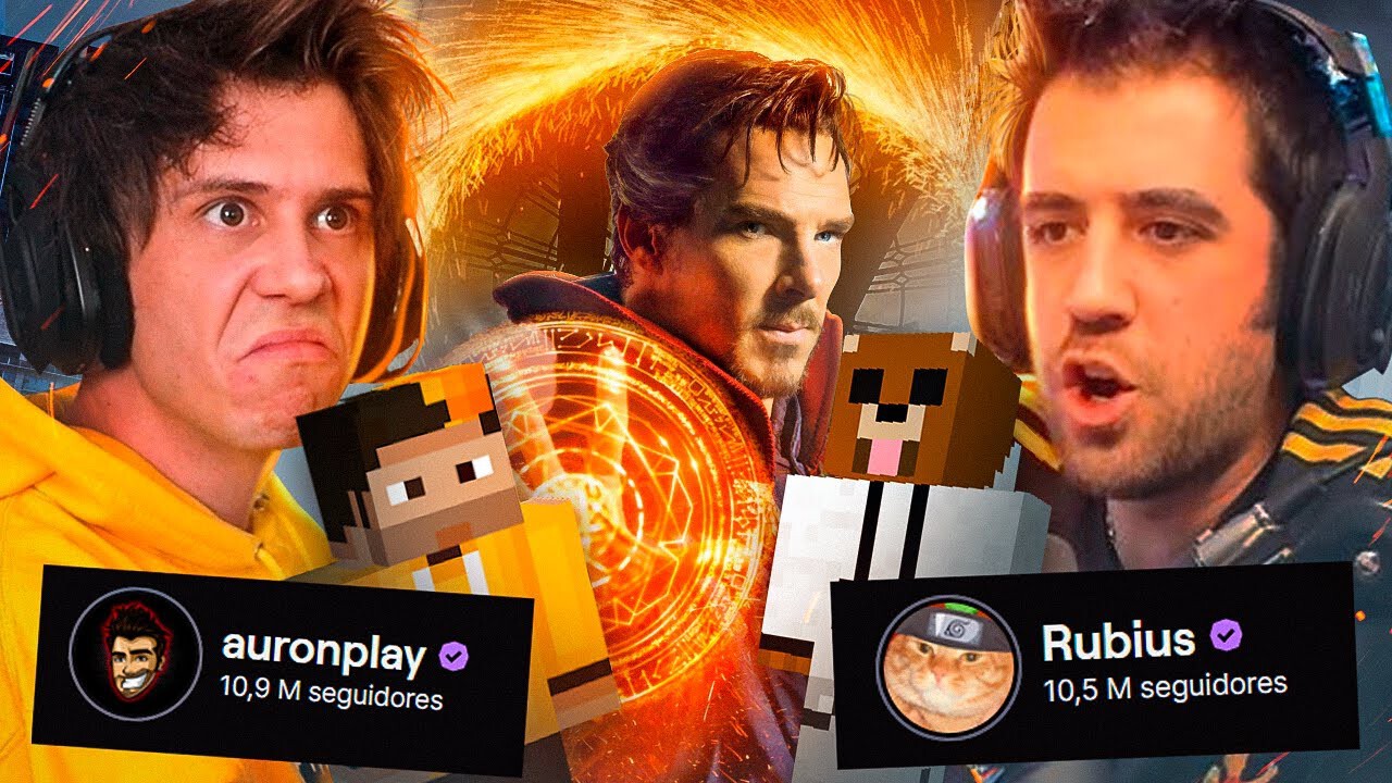 Rubius y Auron swipe