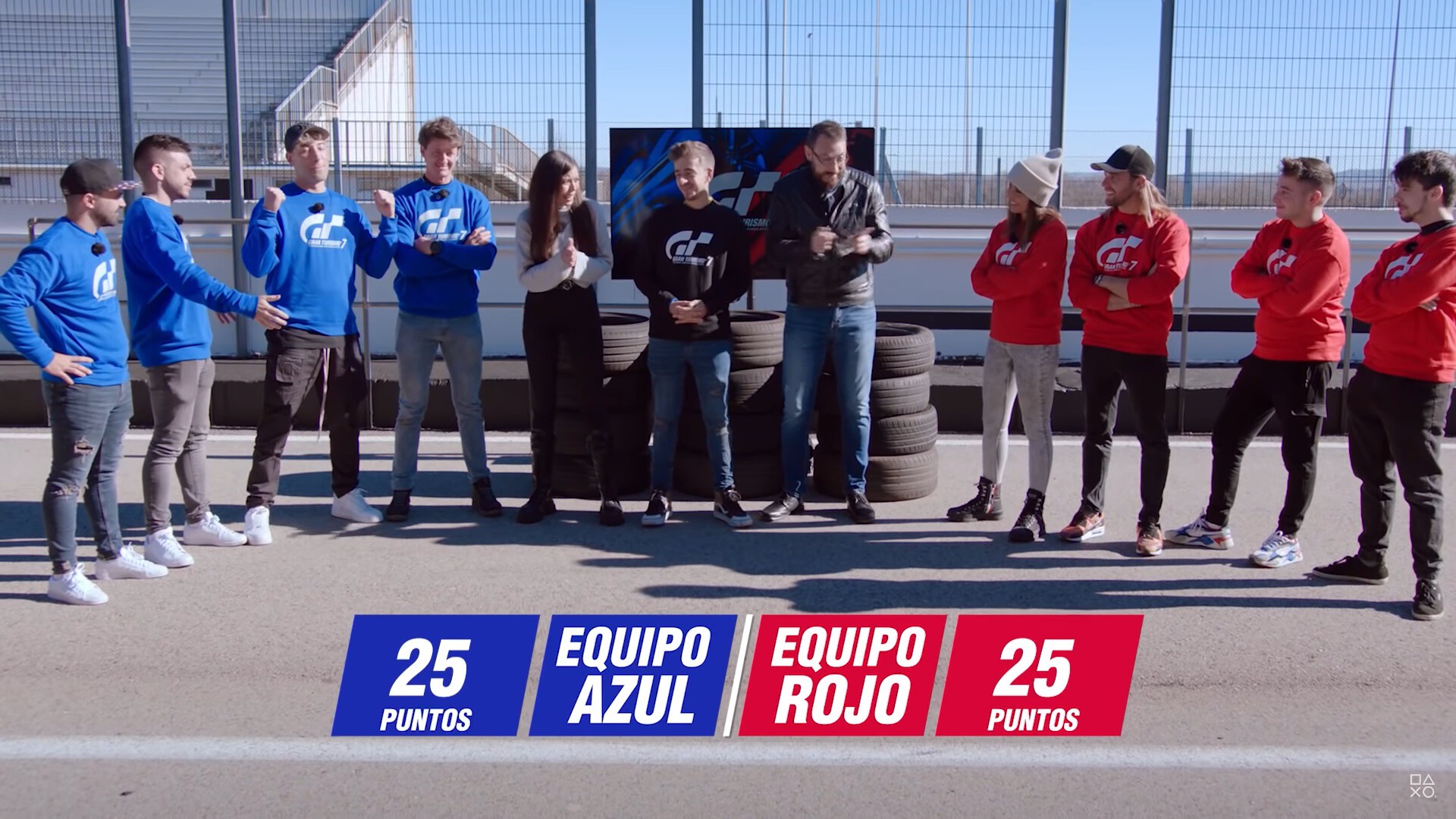 Fotograma del recuento de puntos entre ambos equipos